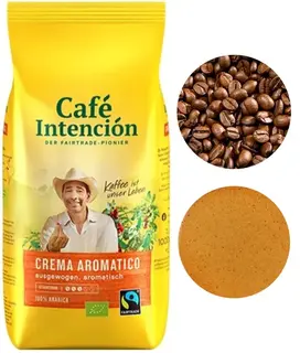 Cafe Intencion ecologico Crema Kawa ziarnsta 1kg Arabica