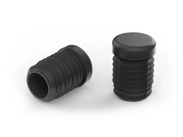 Stopka ślizgowa do profili okrągłych D-20mm 1,5mm-2,0mm, kolor czarny