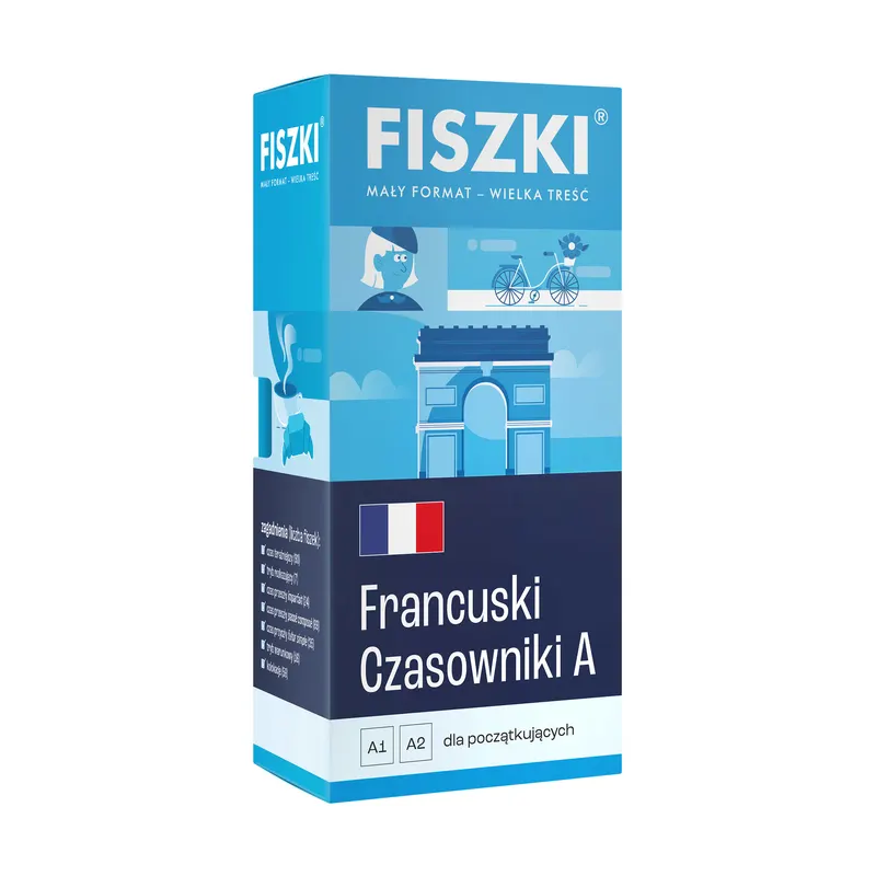 FISZKI - język francuski - Czasowniki dla początkujących (poziom A1-A2)