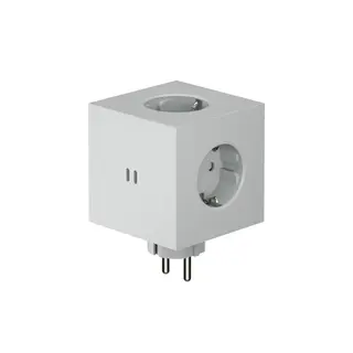Rozszerzacz gniazd Square 2 z podwójnym USB-C o mocy 30 W - szary