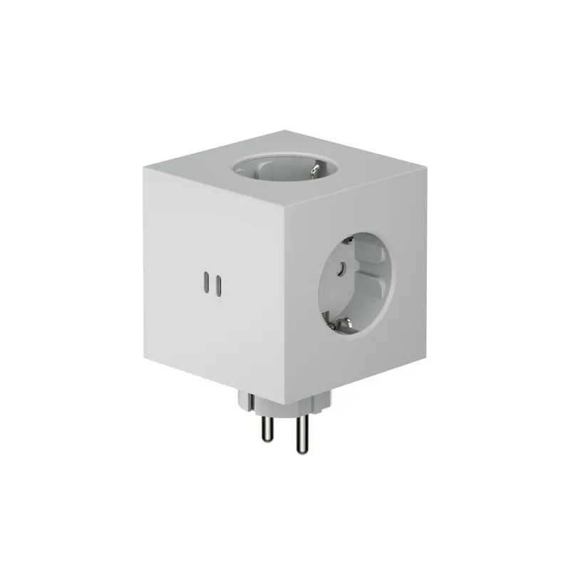 Rozszerzacz gniazd Square 2 z podwójnym USB-C o mocy 30 W - szary