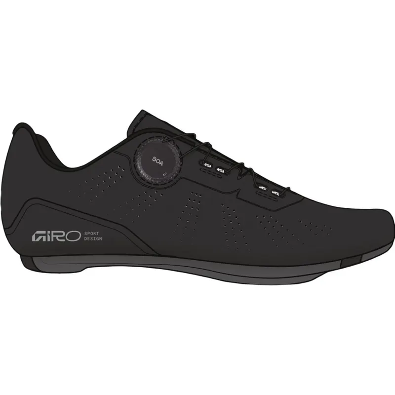 Giro Cadet II, buty rowerowe, czarny