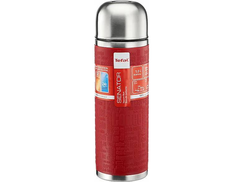 Termos TEFAL K3068414 SENATOR STAL SILICON BORDOWY 1 L