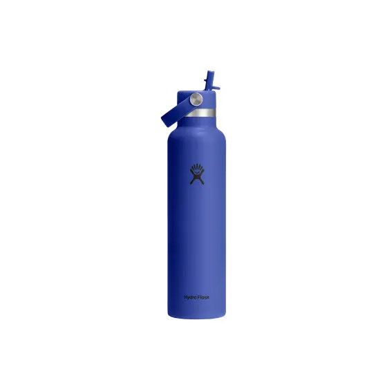 Butelka termiczna Hydro Flask Standard Mouth Flex Straw Cap Capri Blue, 621 ml
