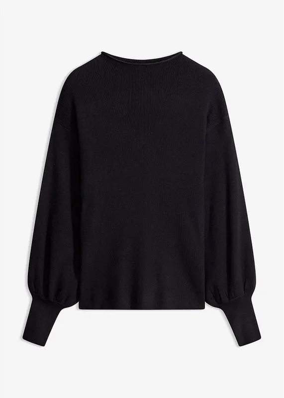 Sweter oversize z mieszanki wiskozy