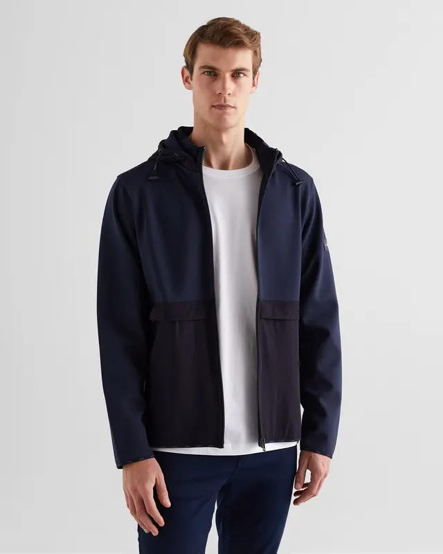 Gant Bluza Męska Z Zamkiem Regular Fit Granatowa