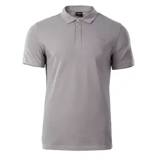 Koszulka polo męska Hi-Tec Romso - szara, Rozmiar XXL