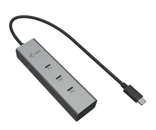 i-tec HUB USB-C Charging Metal 5 port with USB-C video 8K + Power Delivery 85W