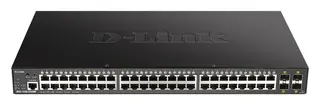 D-Link Przełącznik DGS-1250-52XMP 48GE PoE+ 4SFP+