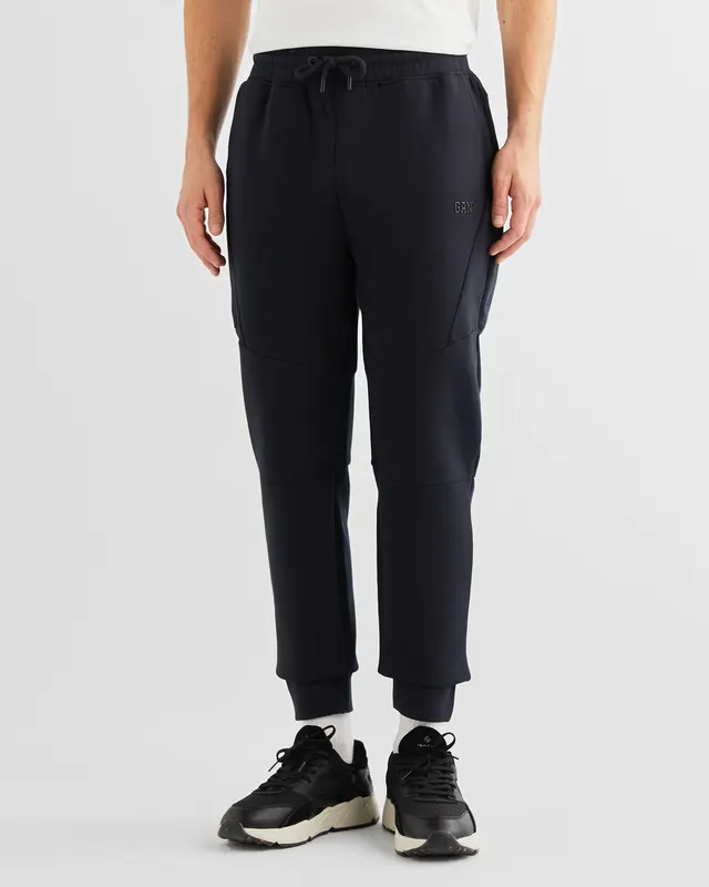 Gant Spodnie Dresowe Męskie Regular Fit Czarne