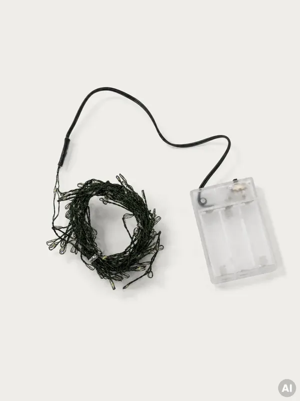 Lampki ILUMES na cienkim druciku rozgałęzione zielone 140 LED, 250 cm