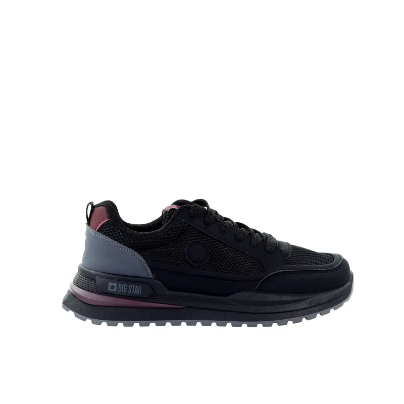 Męskie czarne sneakersy BIG STAR TT174317