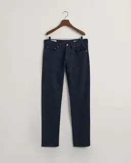 Gant Spodnie Jeansowe Męskie Slim Fit Granatowe
