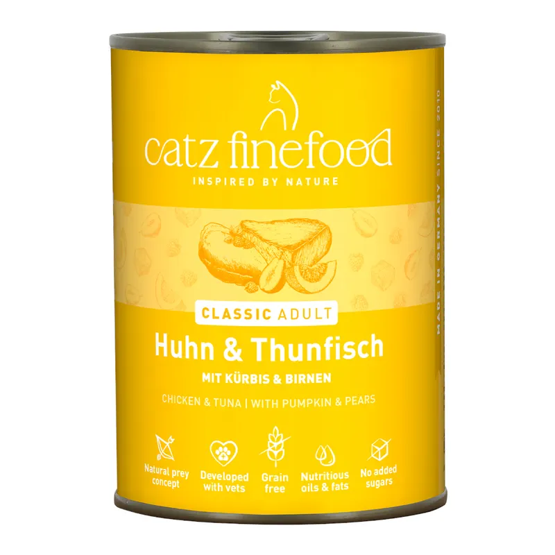 Korzystny pakiet catz finefood, 12 x 400 g - Kurczak z tuńczykiem
