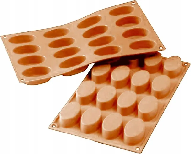 SILIKONOWA FORMA DO CIASTA OWALE 55X33 CM NIEPRZYWIERAJĄCA