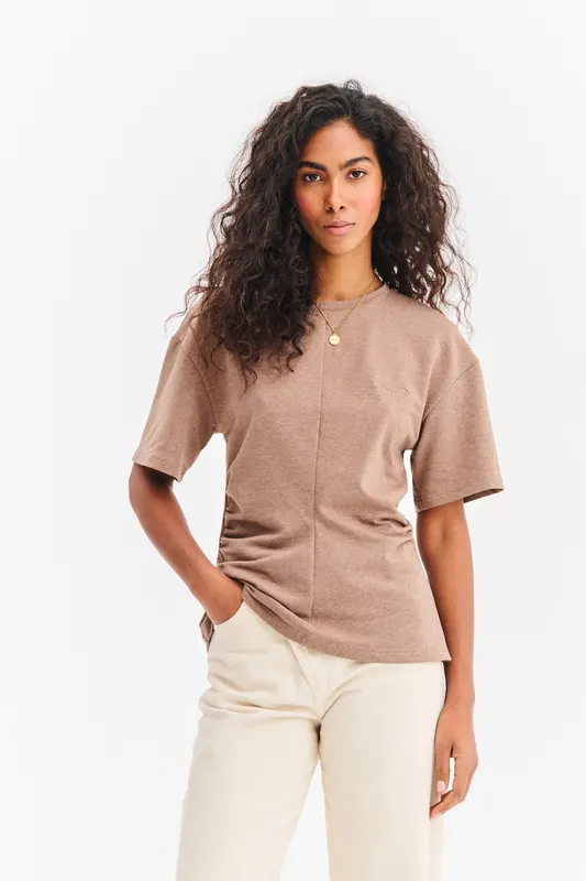 T-shirt Browned Sugar