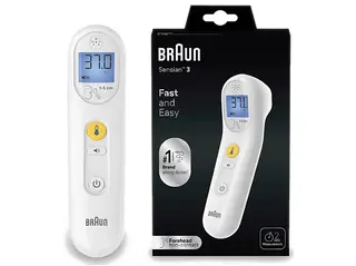 Termometr bezdotykowy BRAUN Sensian 3 BNT050EE Biały