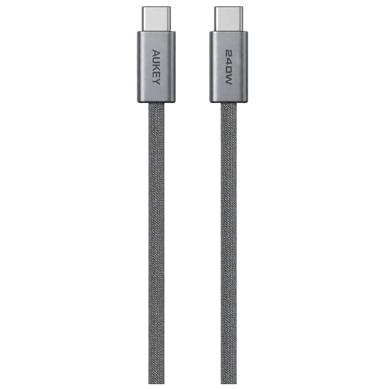 Kabel USB-C AUKEY CB-DCC241 1.0m 240W Gunmetal