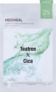 Mediheal Derma Synergy Wrapping Mask Teatree x Cica Łagodząca Maska w Płachcie