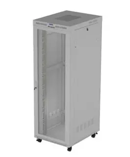 Lanberg Szafa instalacyjna rack stojąca 19 cali 47U 800x1000 szara drzwi perforowane LCD (flat pack) V2