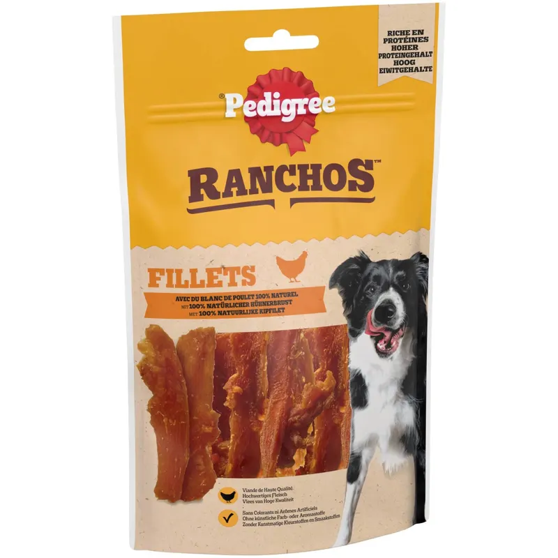 Pedigree Ranchos Fillets - Kurczak, 7 x 70 g