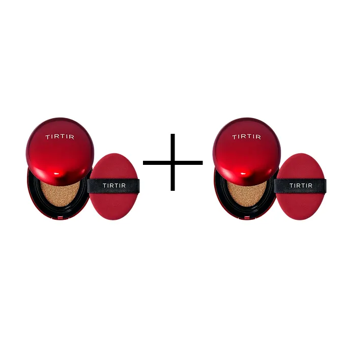 TIRTIR Mask Fit Red Cushion SPF 40 PA++ Podkład w Poduszce 30N Rich Honey 18g 1+1