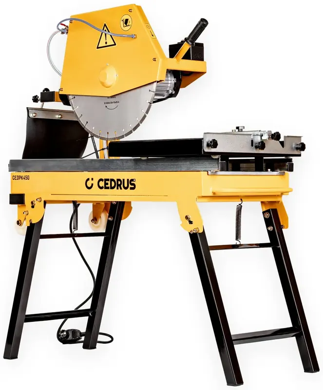 CEDRUS PK450 PIŁA PILARKA PRZECINARKA BUDOWLANA STOŁOWA DO CIĘCIA KOSTKI SILKI CEGIEŁ BETONU KAMIENIA 450MM CEDRUS CEDPK450 - EWIMAX -