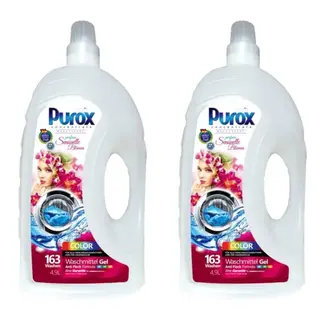 PUROX Żel do prania Color 4,9L HDPE 163 prania 2x