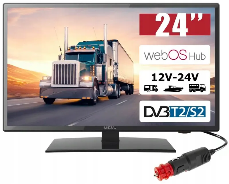 Telewizor Mistral MI-TV238FSL 24'' 12V 24V WebOS