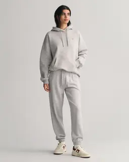 Gant Spodnie Dresowe Damskie Relaxed Fit Szare
