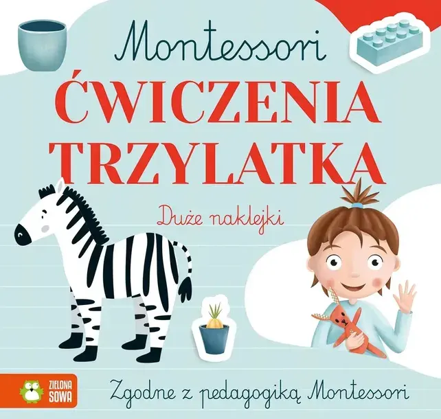 Montessori ćwiczenia trzylatka zadania