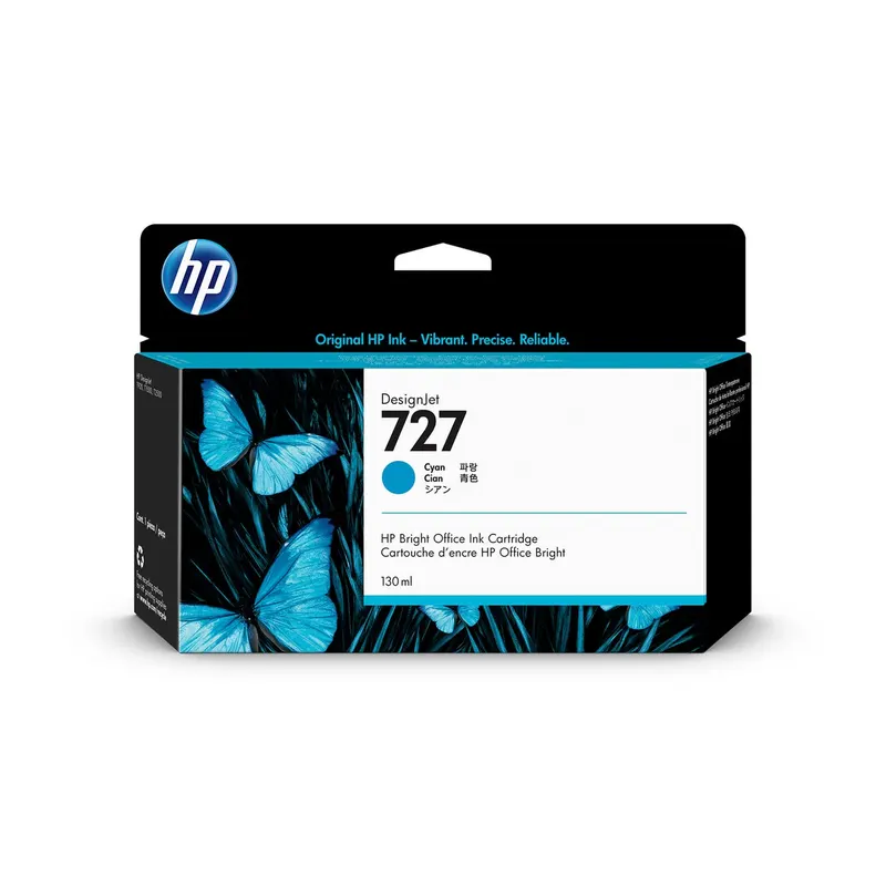Błękitny wkład atramentowy HP 727 DesignJet 130 ml