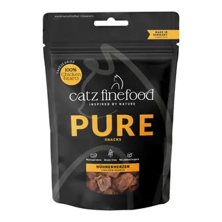 catz finefood Pure Snacks - Serca z kurczaka (3 x 35 g)