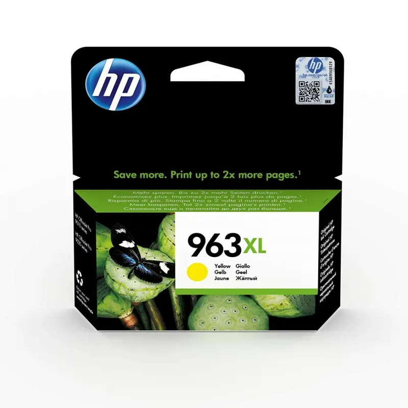 HP Wkład do drukarki atramentowej 963XL Żółty 3JA29AE