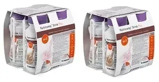 NUTRI comp DRINK plus 8 szt. x 200 ml - czekolada, Omega-3, protei, 300kcal