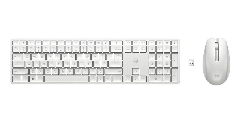 HP Zestaw klawiatura i mysz 650 bezprzewodowy biały 4R016AA#ABB