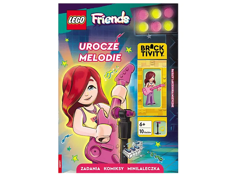 Książka LEGO Friends. Urocze melodie Wielokolorowy
