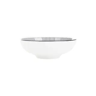 Miska Homla NAVIA White/Black, 21 cm