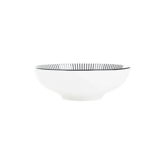Miska Homla NAVIA White/Black, 21 cm