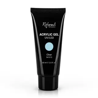 Acrylic Gel - Clear, przezroczysty, transparentny akrylożel w tubce, 60 ml