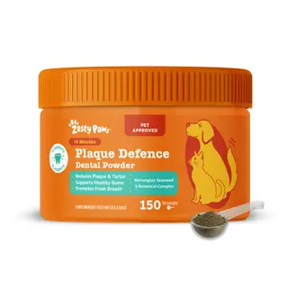 Zesty Paws Plaque Defence proszek do pielęgnacji zębów - 150 g