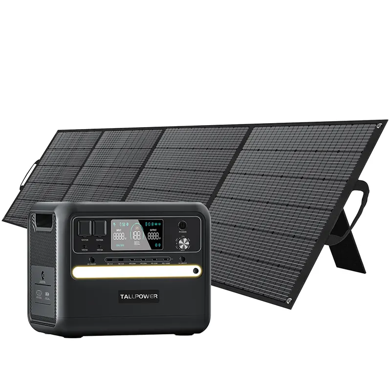 TALLPOWER V2400 Stacja zasilania 2160 Wh 1 panel słoneczny 400 W