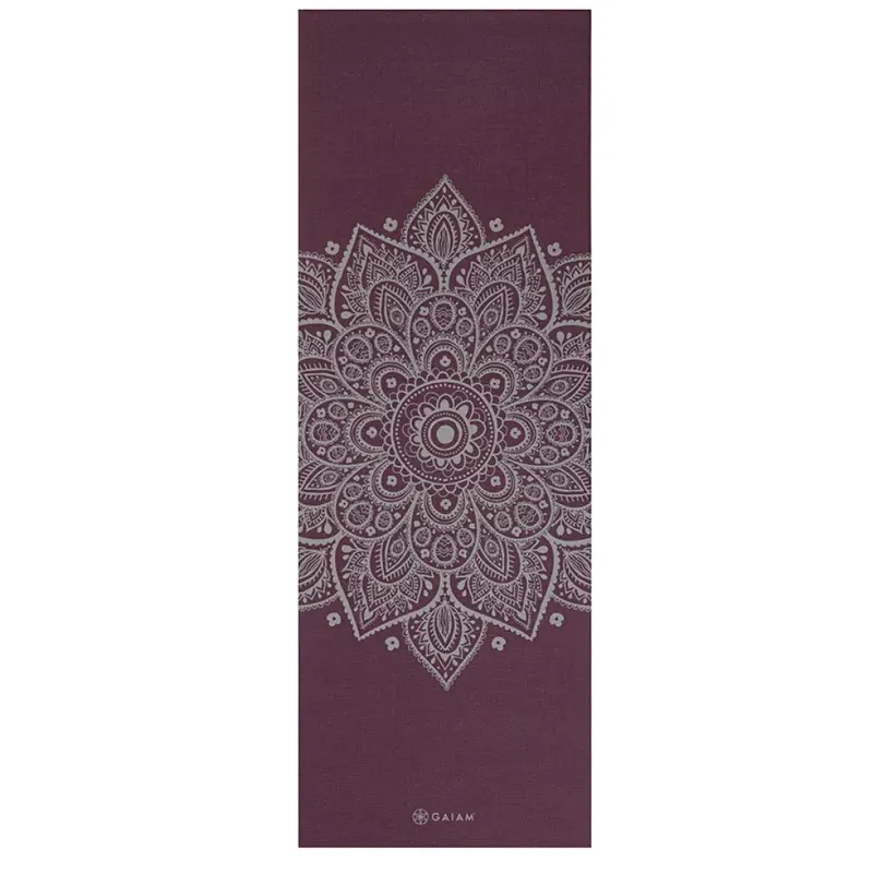 Mata do jogi Gaiam Midnight Plum Sundial Flower 65734 5 mm