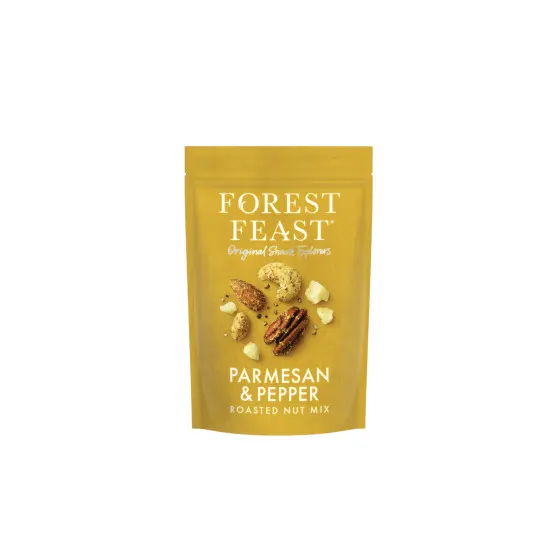 Mieszanka orzechów z parmezanem i czarnym pieprzem Forest Feast, 120 g