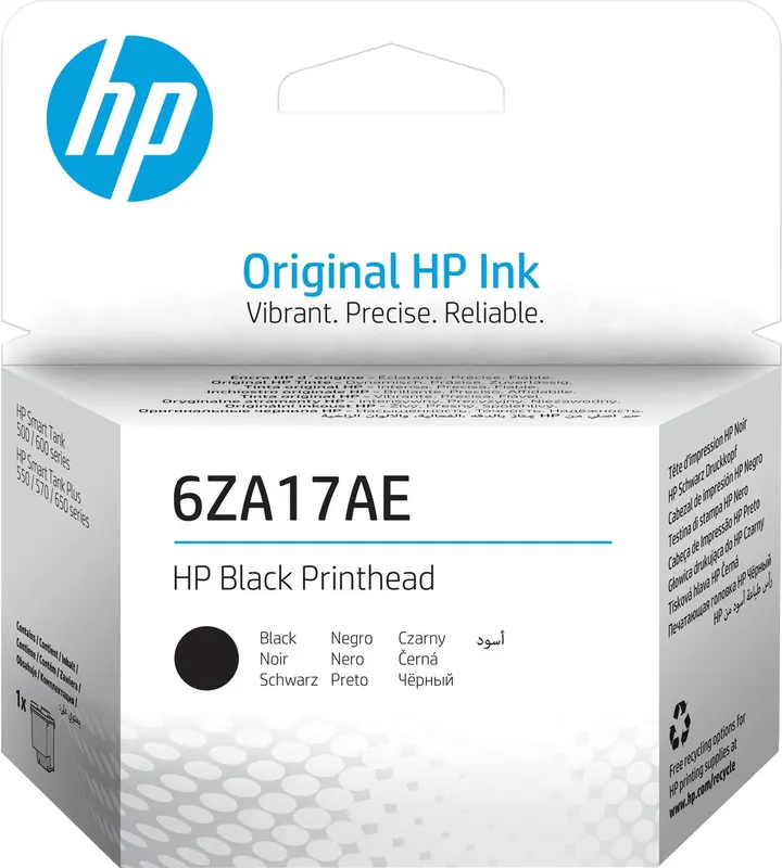 Czarna głowica drukująca HP 6ZA17AE