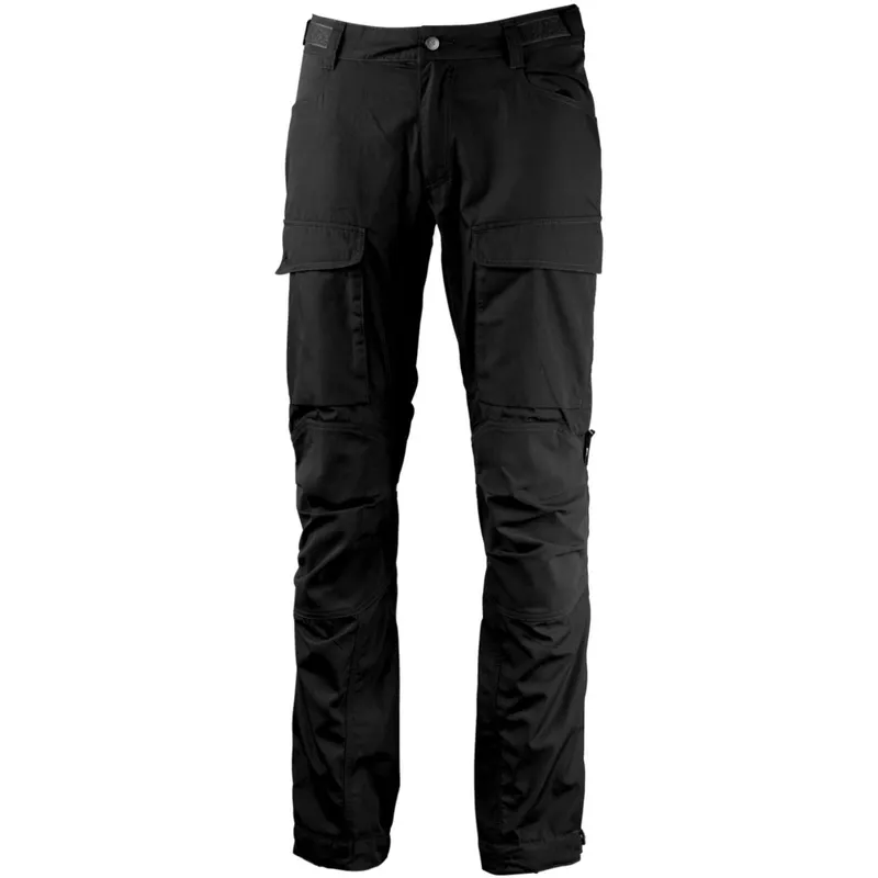 Lundhags Authentic II Spodnie, spodnie trekkingowe, męskie, czarne