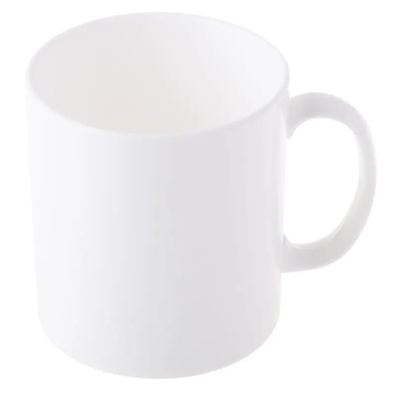 Kubek plastikowy gładki Muggi biały 350ml/DI0075