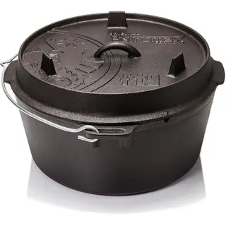 Petromax Dutch Oven ft9 with a flat base, garnek żeliwny