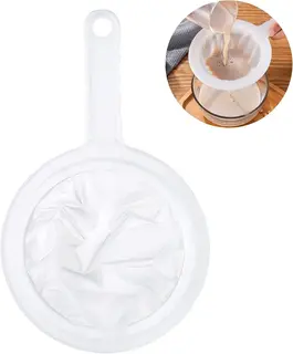 Sitko siatkowe, 400 oczek, drobne plastikowe sitko kuchenne z haczykiem, fi