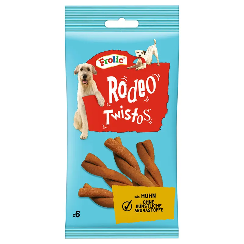 Frolic Rodeo Twistos - Z kurczakiem, 18 x 6 szt.